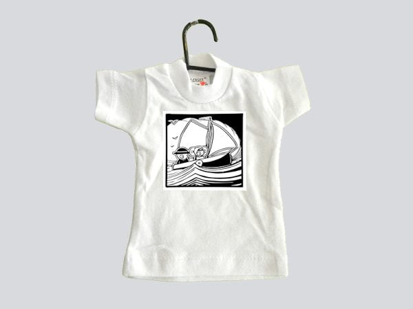 Mini T-shirt zeilbootje