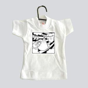 Mini T-shirt Leuntje waslijn