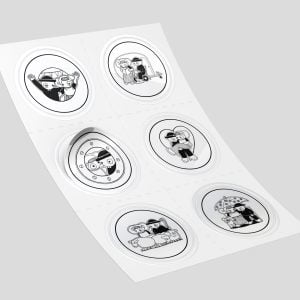 Stickervel Leuntje en Merien