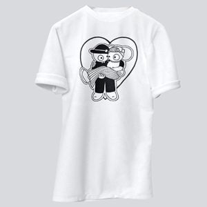 T-shirt verliefd